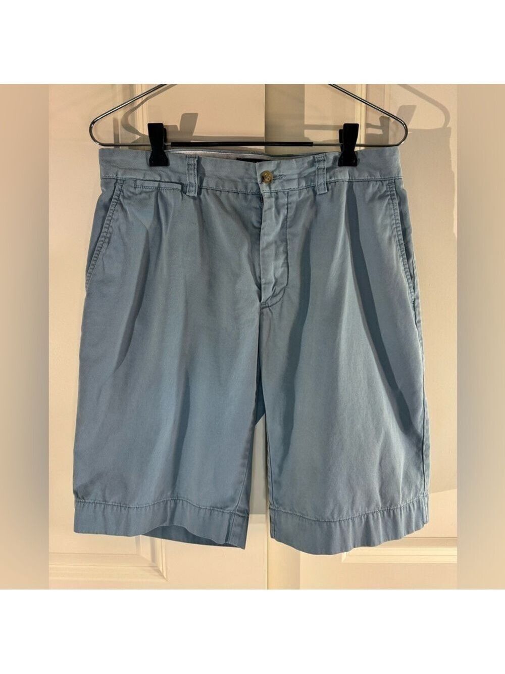 Polo Ralph Lauren Men's Sky Blue Flat Front Shorts 30
